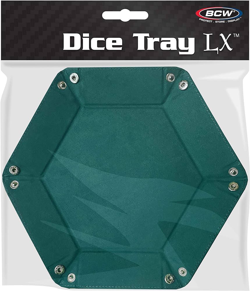 BCW Hexagon Dice Tray - Teal